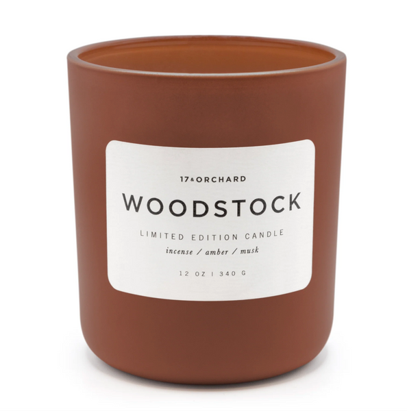 Woodstock NY Limited Edition Candle,17 & Orchard - Shopidpearl