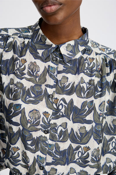 Lynx Pattern Blouse,Munthe - Shopidpearl