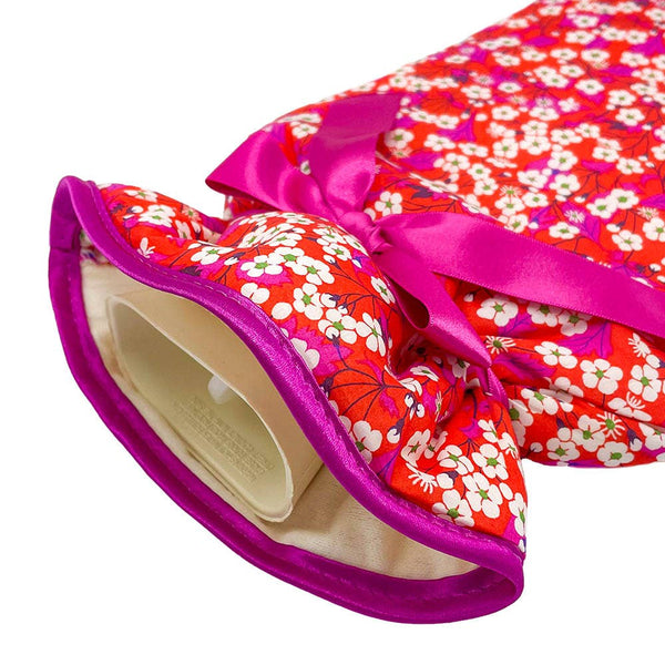 Liberty Hot Water Bottle Mitsi Chilli | Gifting,Alice Caroline - Shopidpearl