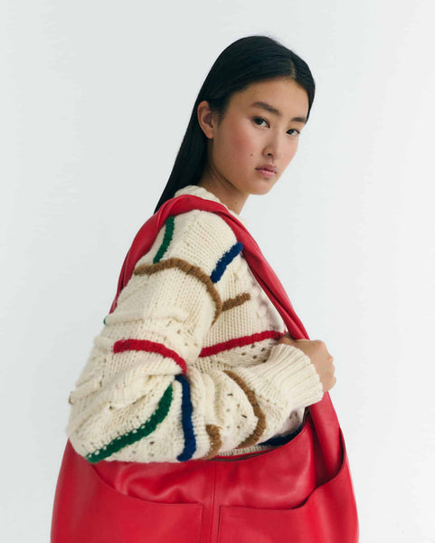 Candela Macarame Wool Sweater