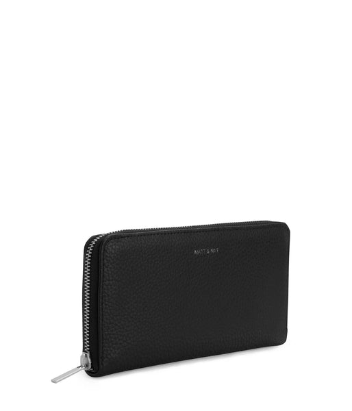 Sustainable Vegan Zip Around Wallet,Matt & Nat - Shopidpearl