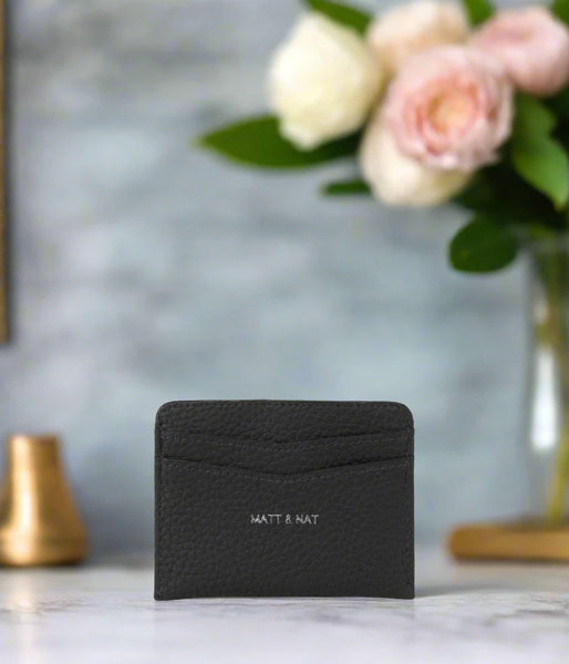 Sustainable Vegan Card Case,Matt & Nat - Shopidpearl