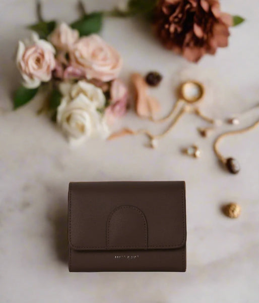 Sustainable Vegan Small Snap Front Wallet,Matt & Nat - Shopidpearl