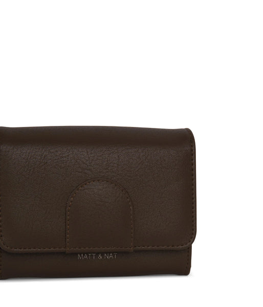 Sustainable Vegan Small Snap Front Wallet,Matt & Nat - Shopidpearl
