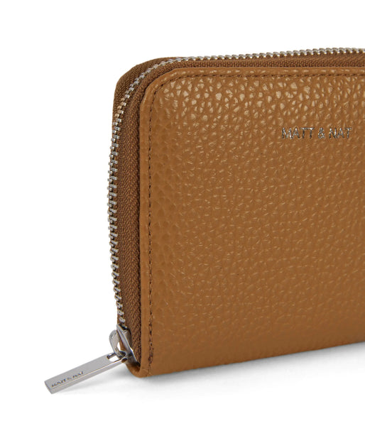 Sustainable Vegan Small Zip Around Wallet,Matt & Nat - Shopidpearl