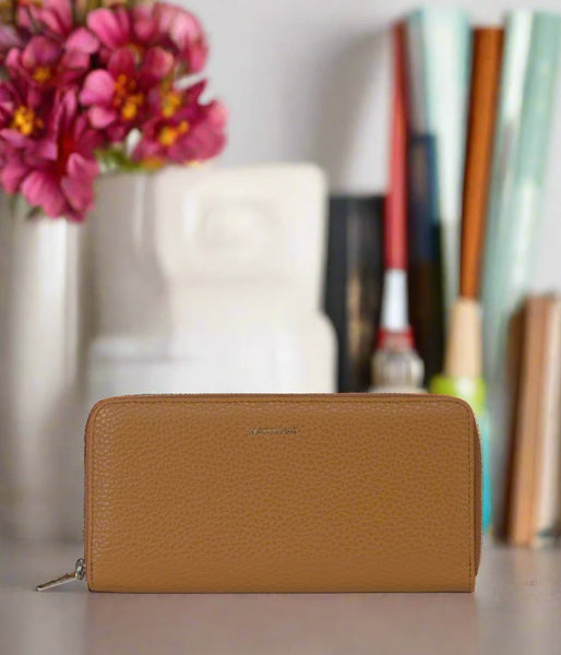 Sustainable Vegan Zip Around Wallet,Matt & Nat - Shopidpearl