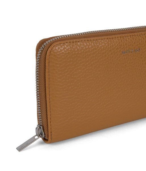 Sustainable Vegan Zip Around Wallet,Matt & Nat - Shopidpearl