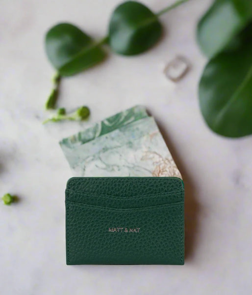 Sustainable Vegan Card Case,Matt & Nat - Shopidpearl