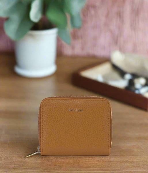 Sustainable Vegan Small Zip Around Wallet,Matt & Nat - Shopidpearl