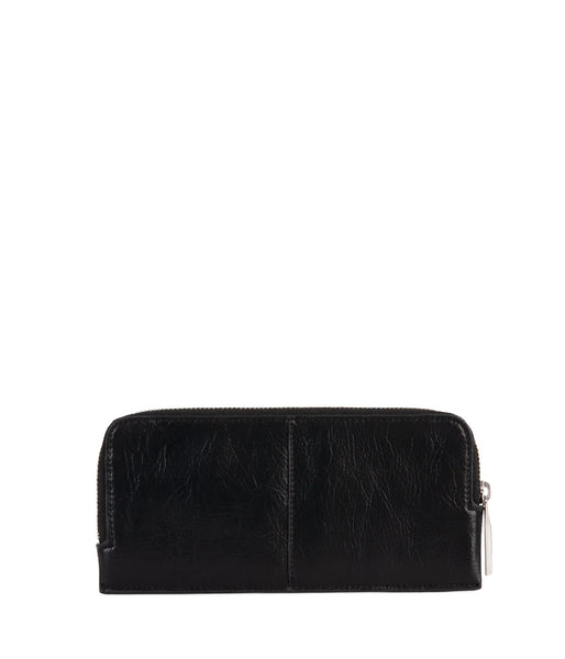 Sustainable Vegan Slim Zip Top Wallet,Matt & Nat - Shopidpearl