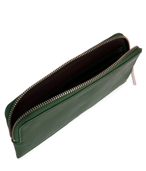 Sustainable Vegan Slim Zip Top Wallet,Matt & Nat - Shopidpearl