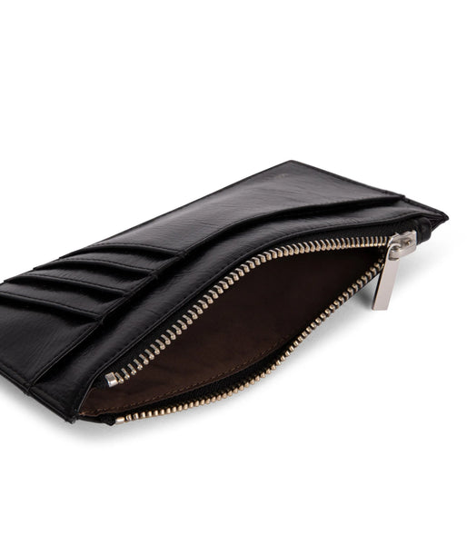 Sustainable Vegan Zip Top Card Case,Matt & Nat - Shopidpearl