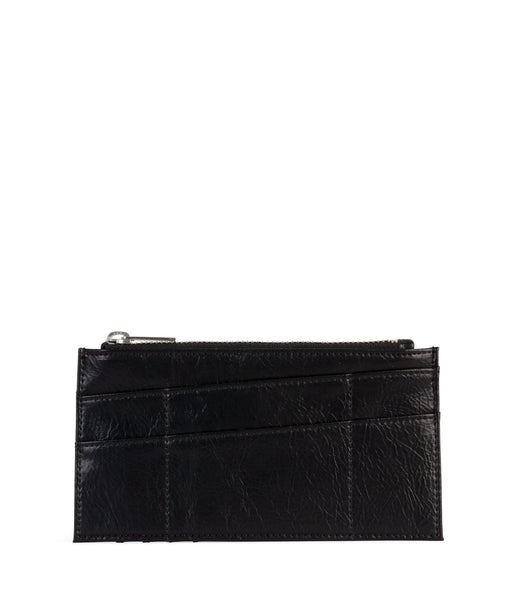 Sustainable Vegan Zip Top Card Case,Matt & Nat - Shopidpearl
