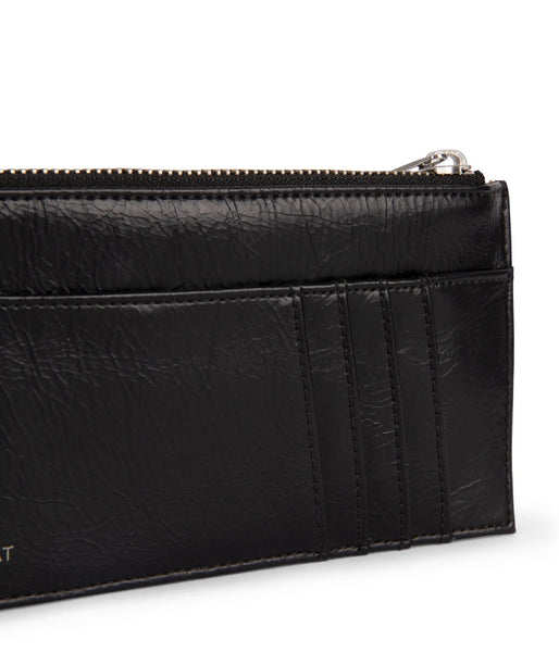 Sustainable Vegan Zip Top Card Case,Matt & Nat - Shopidpearl