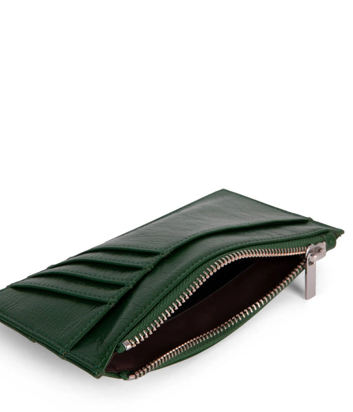 Sustainable Vegan Zip Top Card Case,Matt & Nat - Shopidpearl