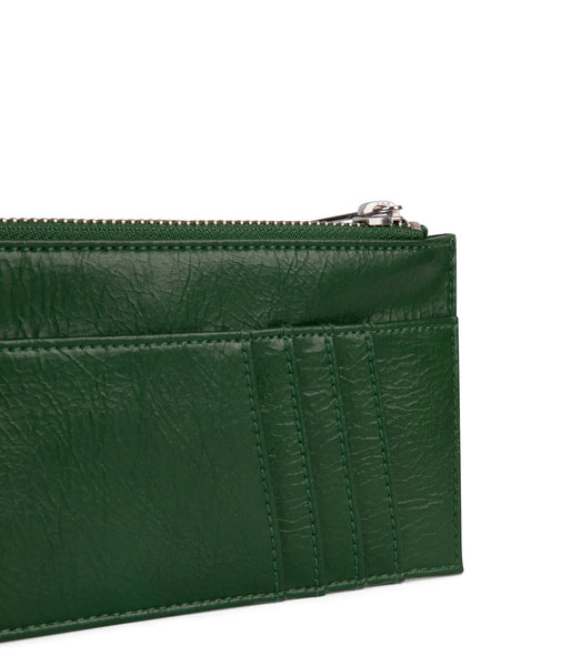 Sustainable Vegan Zip Top Card Case,Matt & Nat - Shopidpearl