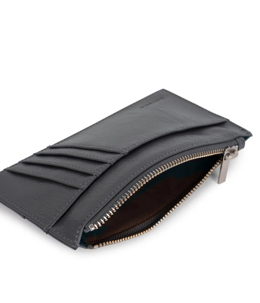Sustainable Vegan Zip Top Card Case,Matt & Nat - Shopidpearl