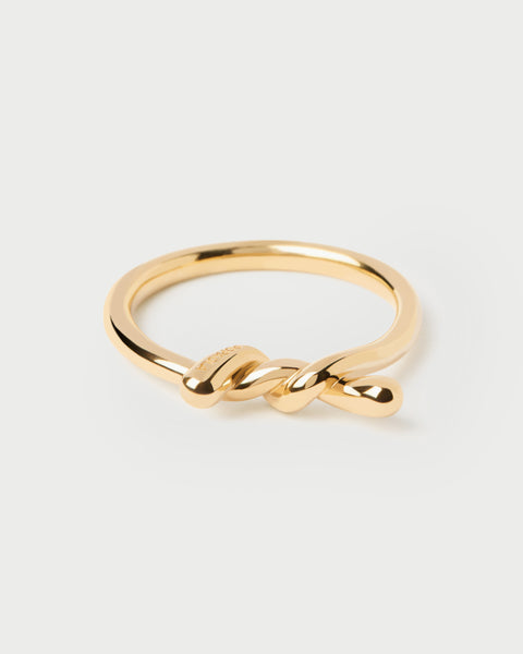 Gold Twist Ring