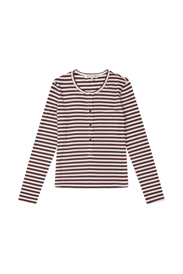 Levoma Sripe Henley,Munthe - Shopidpearl