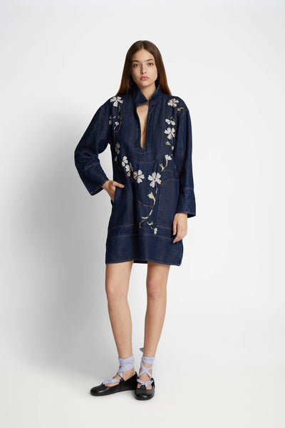 Fiva Floral Dress,Munthe - Shopidpearl
