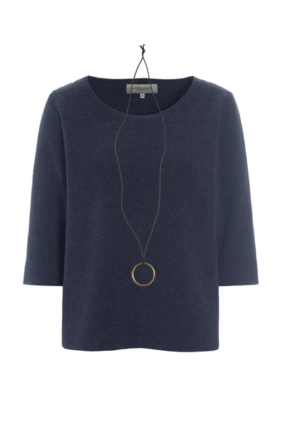 Fleece 3/4 Sleeve Blouse,Henriette Steffensen - Shopidpearl