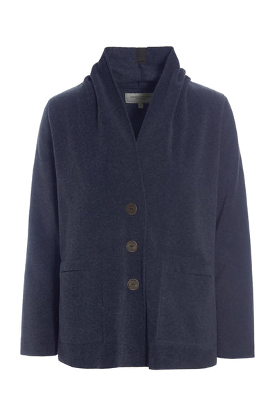 Fleece Button Front Cardigan,Henriette Steffensen - Shopidpearl