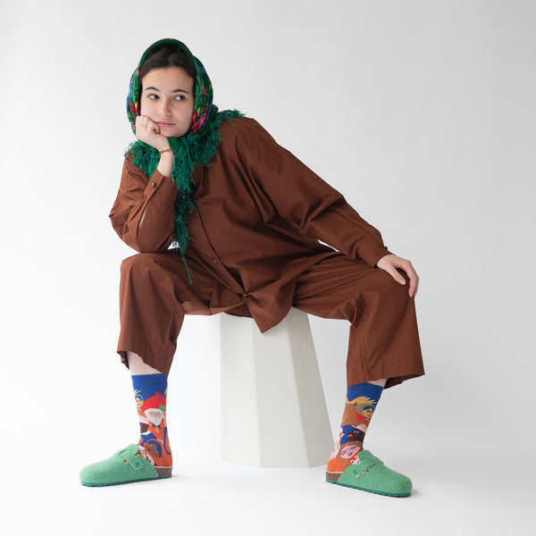 Folk Friends Cotton Socks,Bonne Maison - Shopidpearl