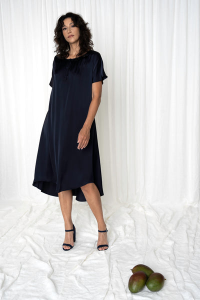 Poja Silk Dress,GR Nature - Shopidpearl