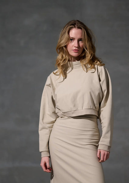 Knit Crop Pullover,Henriette Steffensen - Shopidpearl