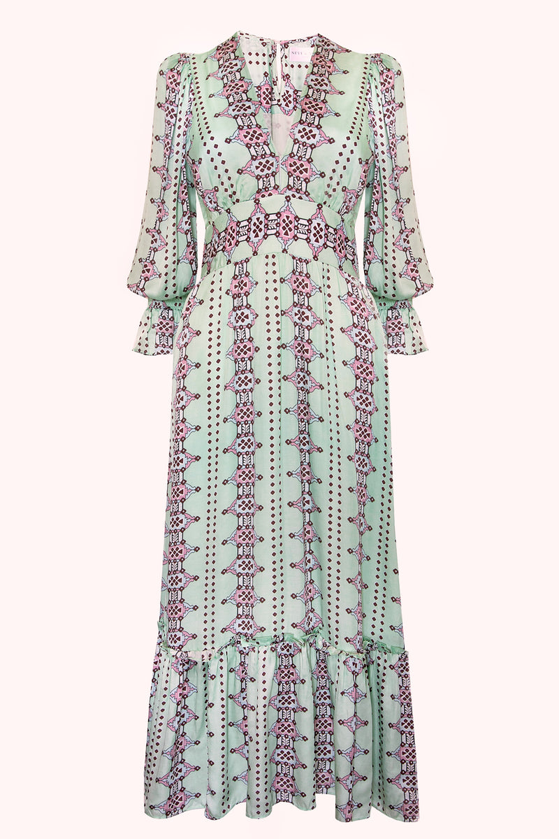 ワンピース Sophia frill set dress ANDMARY】Sophia frill set dress