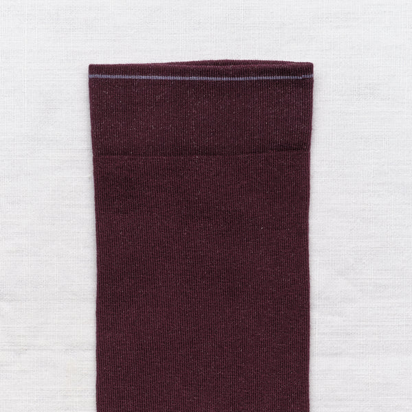 Maroon Purple Socks - shopidPearl