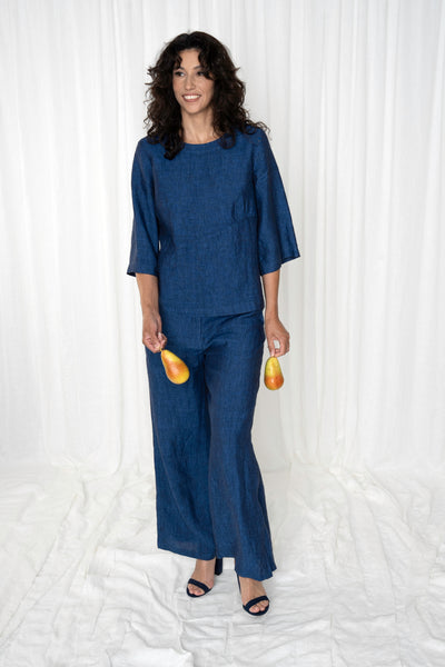 Valenta Linen Trousers,GR Nature - Shopidpearl