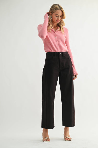 Barrel Twist Dark Roast Jean,Just Black Denim - Shopidpearl