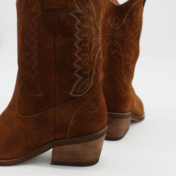 STIVALI NEW YORK - Unstoppable western cowboy boots tan suede womens shoes,STIVALI NEW YORK - Shopidpearl