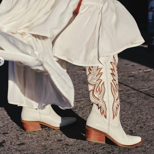 Dramen Western Cowboy Boot,Stivali New York - Shopidpearl