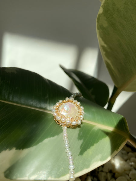 Polka Gold Filled Baroque Pearl Bracelet - shop idPearl
