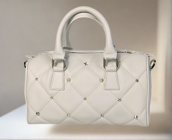 Cielo Studded Barrel Bag - shop idPearl