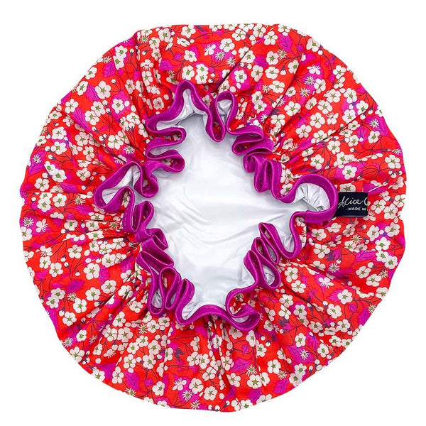 Liberty Shower Cap Mitsi Chilli | Gifting,Alice Caroline - Shopidpearl