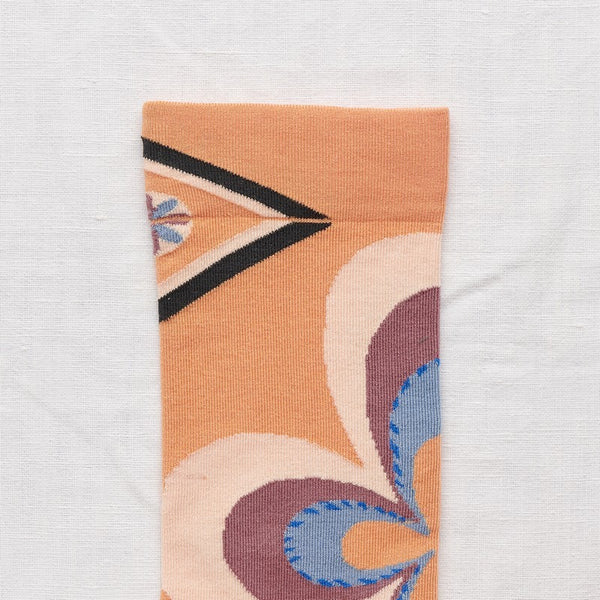 Adobe Rosette Socks - shop idPearl