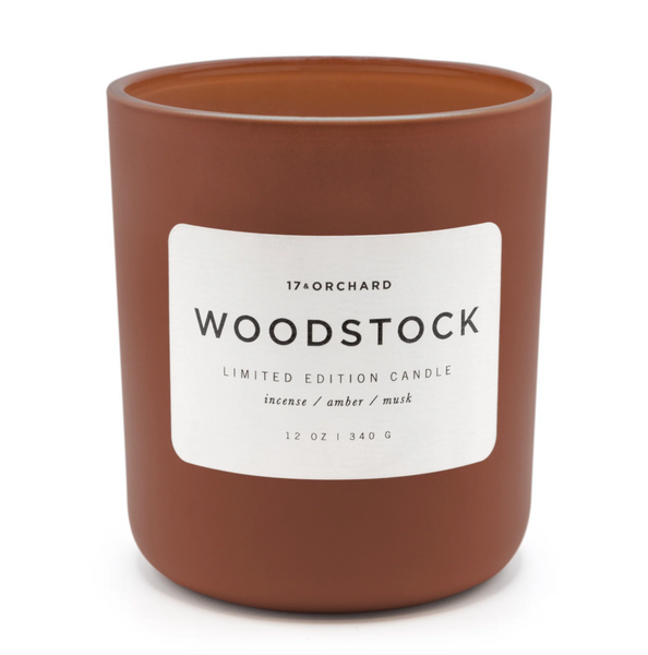 Woodstock NY Limited Edition Candle