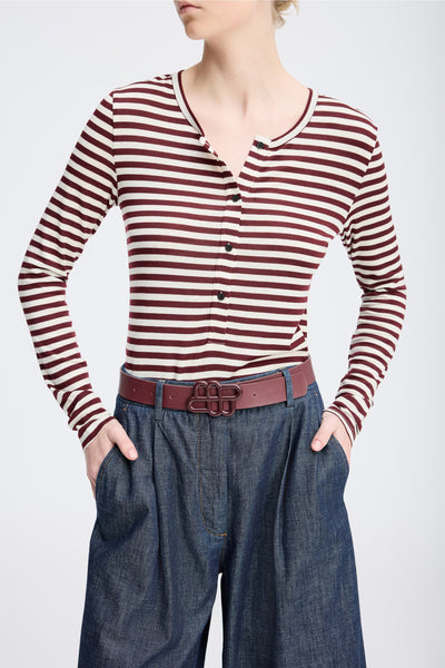 Levoma Sripe Henley
