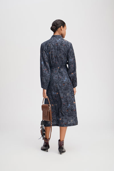 Gitalu Print Wrap Dress