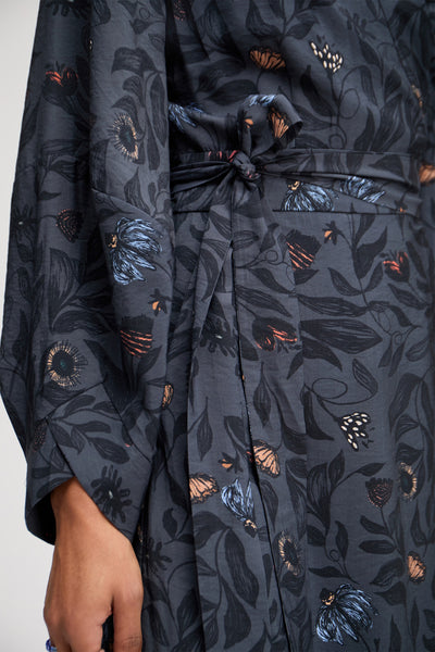 Gitalu Print Wrap Dress