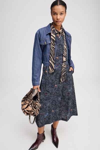 Gitalu Print Wrap Dress