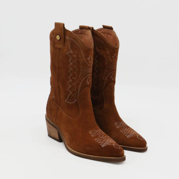 STIVALI NEW YORK - Unstoppable western cowboy boots tan suede womens shoes,STIVALI NEW YORK - Shopidpearl