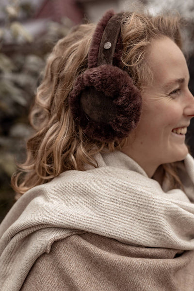 Lambswool & Suede Earmuffs