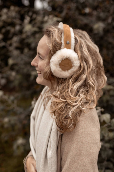 Lambswool & Suede Earmuffs
