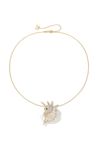 Classicharms Gold Pav¨ Unicorn Brooch - shopidPearl