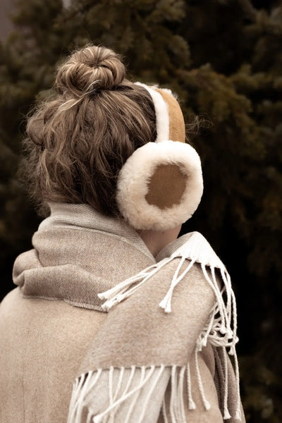 Lambswool & Suede Earmuffs