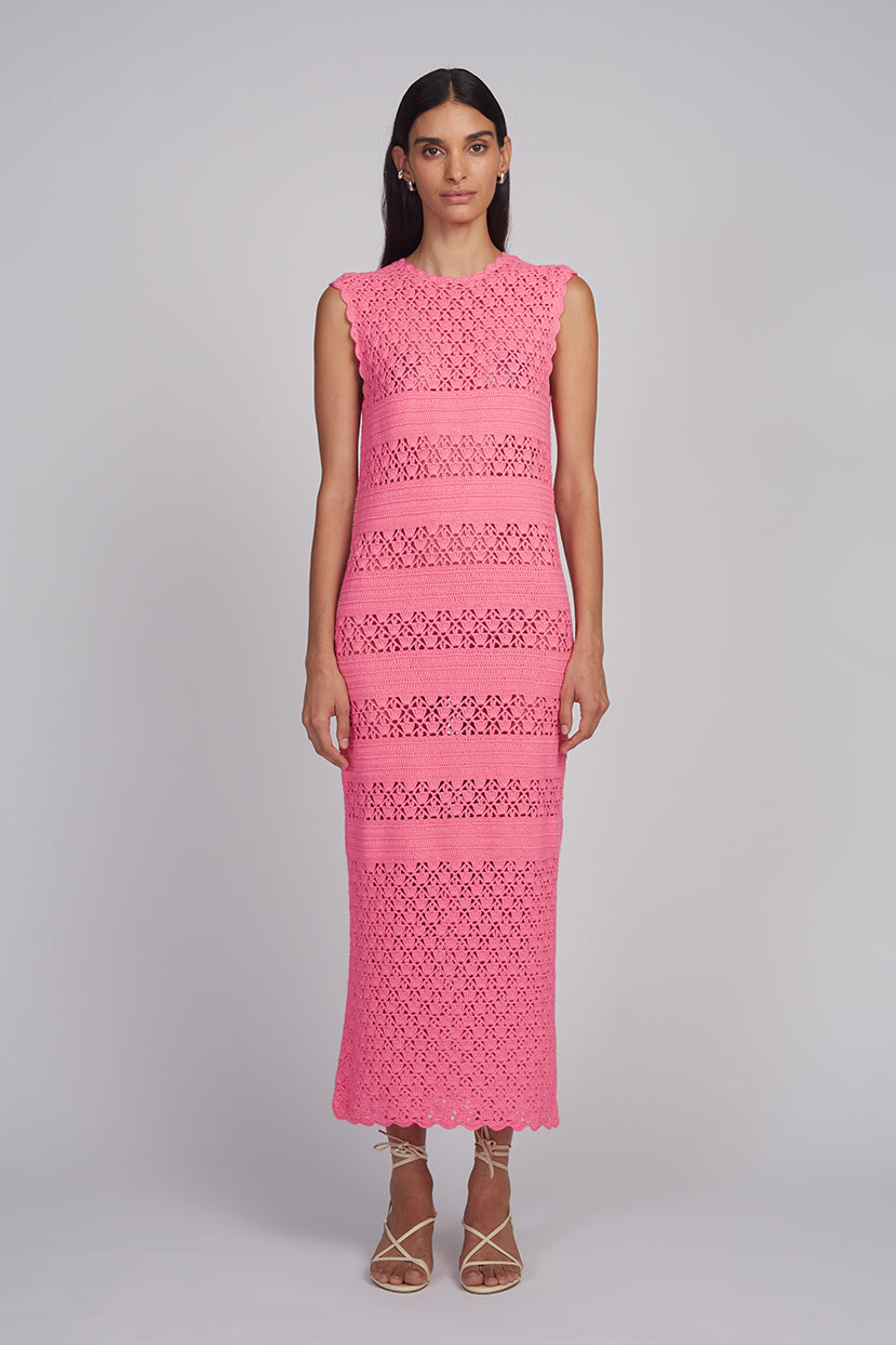Amara 100% Cotton Crochet Dress | idPearl